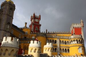 From Lisbon: Sintra, Cabo da Roca, Cascais, & Estoril Tour - Pena Palace in Sintra: where the colors are half the story