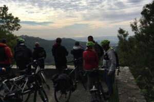Sintra & Cascais e-bike Guided Tour - Palacio Nacional de Sintra: the Town Palace chimneys and quick orientation